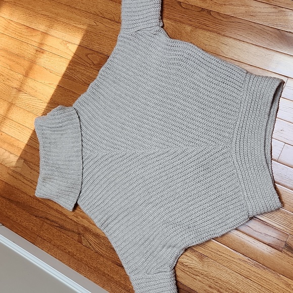 Y2K Cowl Neck Batwing Chunky Sweater BGBGMAXAZRIA - Picture 5 of 17